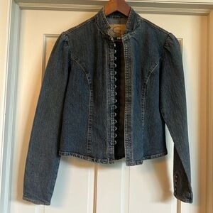 Vintage G.Y2K Couture Mock Cotton Blend size medium Jean Jacket